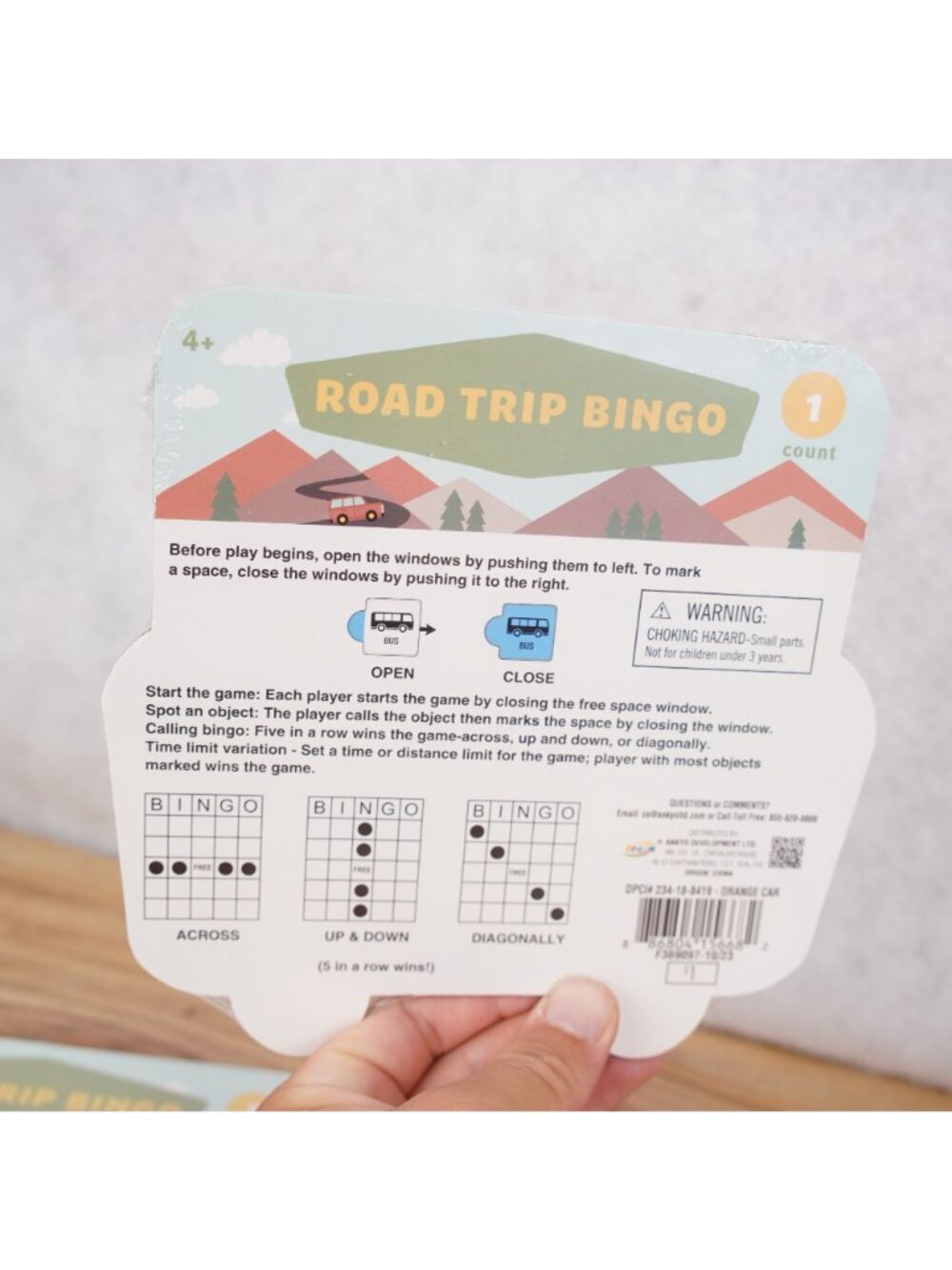 Set of 3 Road Trip Bingo Game Set For Kids & Families Brand New Sealed - Picture 5 of 7